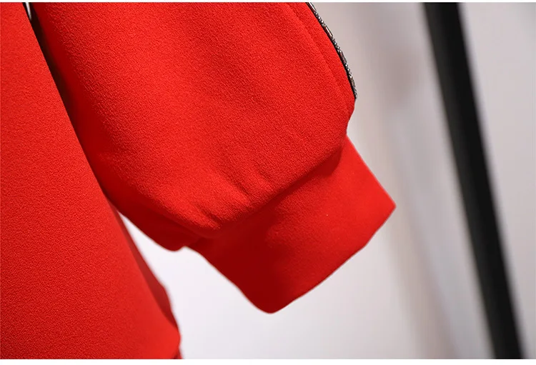 

Women's Clothing Hoodies Fall 2020 Women Casual Red Black Plus Size Hoodies Round Neck Butterfly Long Sleeve Sweatshirt Women