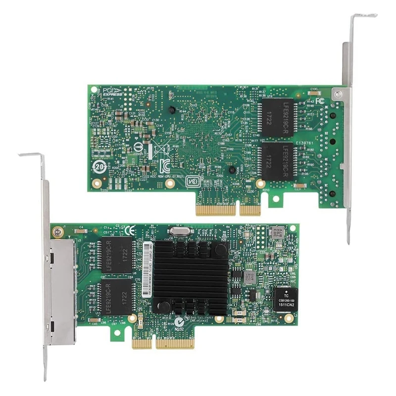 

I350-T4V2 4-Port Gigabit Ethernet PCI-Express X4 Use for I350AM4 Server Adapter Network Card