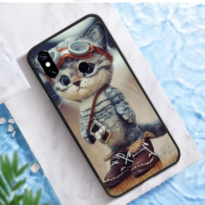 

Cute cat animal Cartoon pets Phone Case For Xiaomi Redmi note 7 8 9 t k30 max3 9 s 10 pro lite