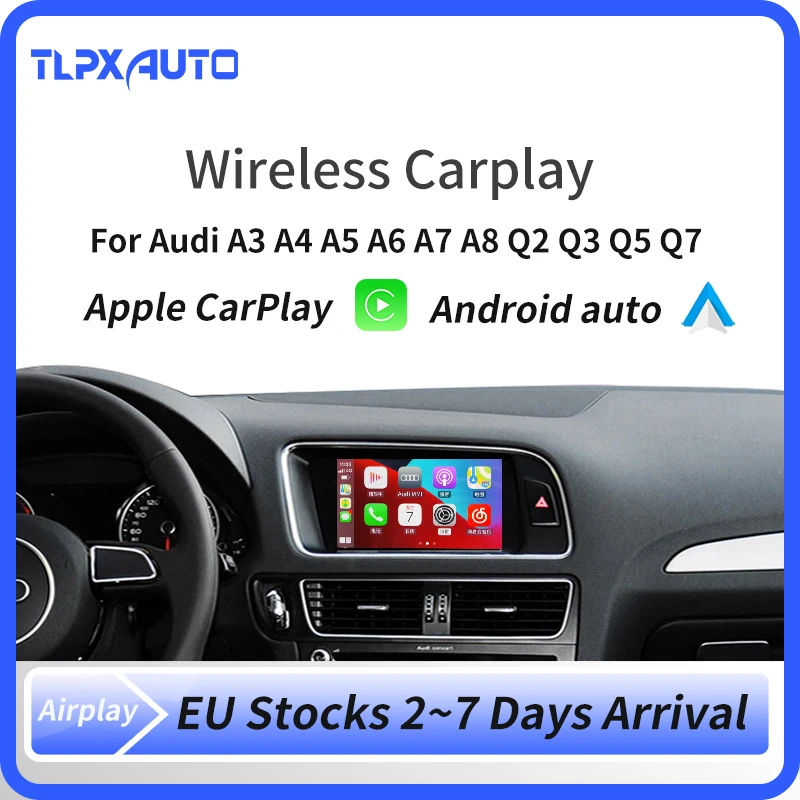 Беспроводной интерфейс CarPlay Mirror link Android Auto для AUDI Q5/Q7 MMI System