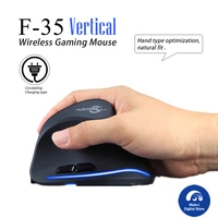 ergonomic wireless mouse 2 4ghz vertical gaming mouse usb computer mice desktop upright office mouse 2400dpi for pc laptop
