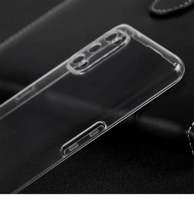 Силиконовый ультра тонкий прозрачный мягкий ТПУ чехол для телефона OPPO Realme X7