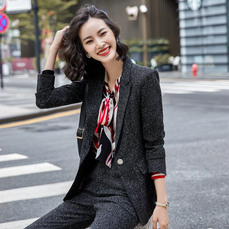 Lenshin комплект из 2 предметов конопляной ткани со снежинками официальный брючный