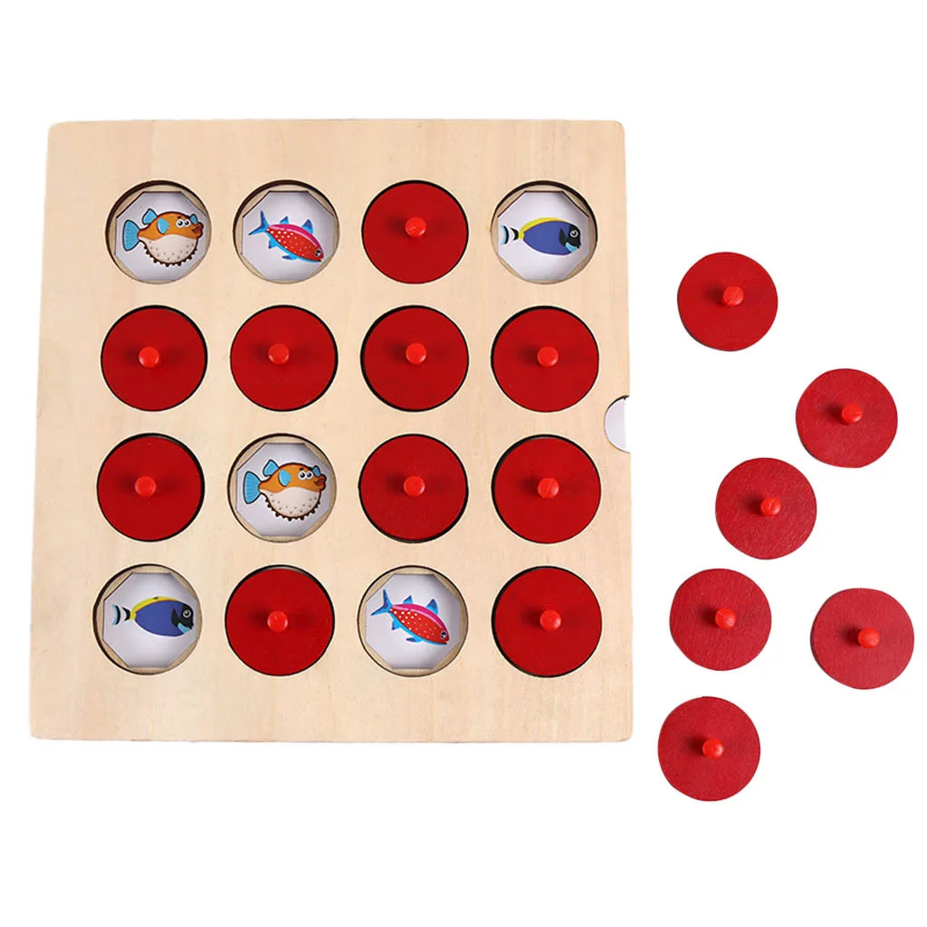 Детская игра с умным интеллектом IQ деревянной памятью логическая тренировка