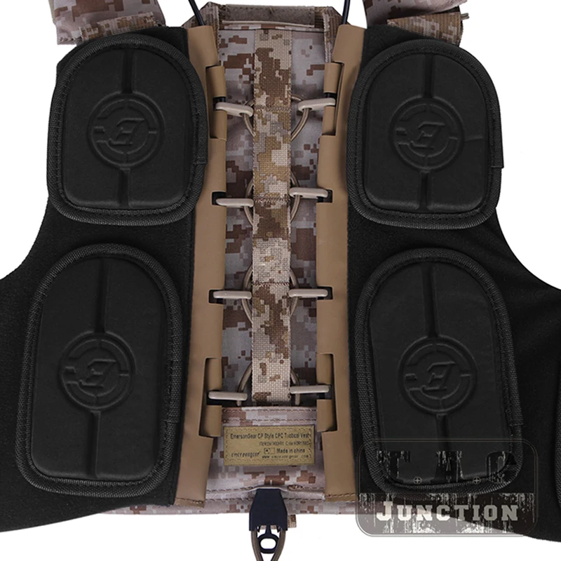 

Emerson Tactical CPC Quick Release Plate Carrier Vest MOLLE Versatile CAGE Armor Vest For Military Hunting Airsoft AOR1