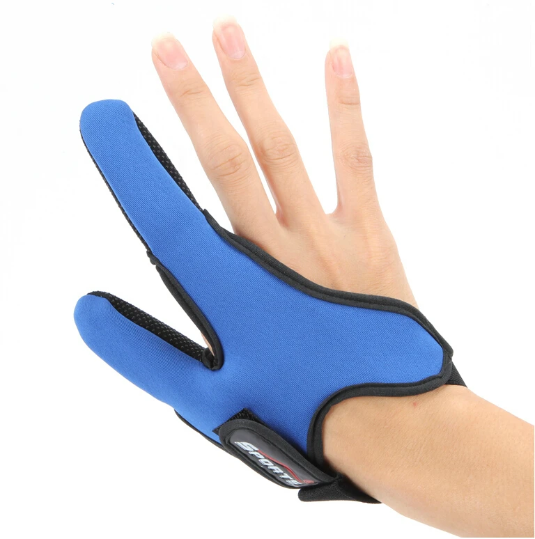 Лидер продаж Регулируемые нескользящие эластичные рыболовные перчатки с одним