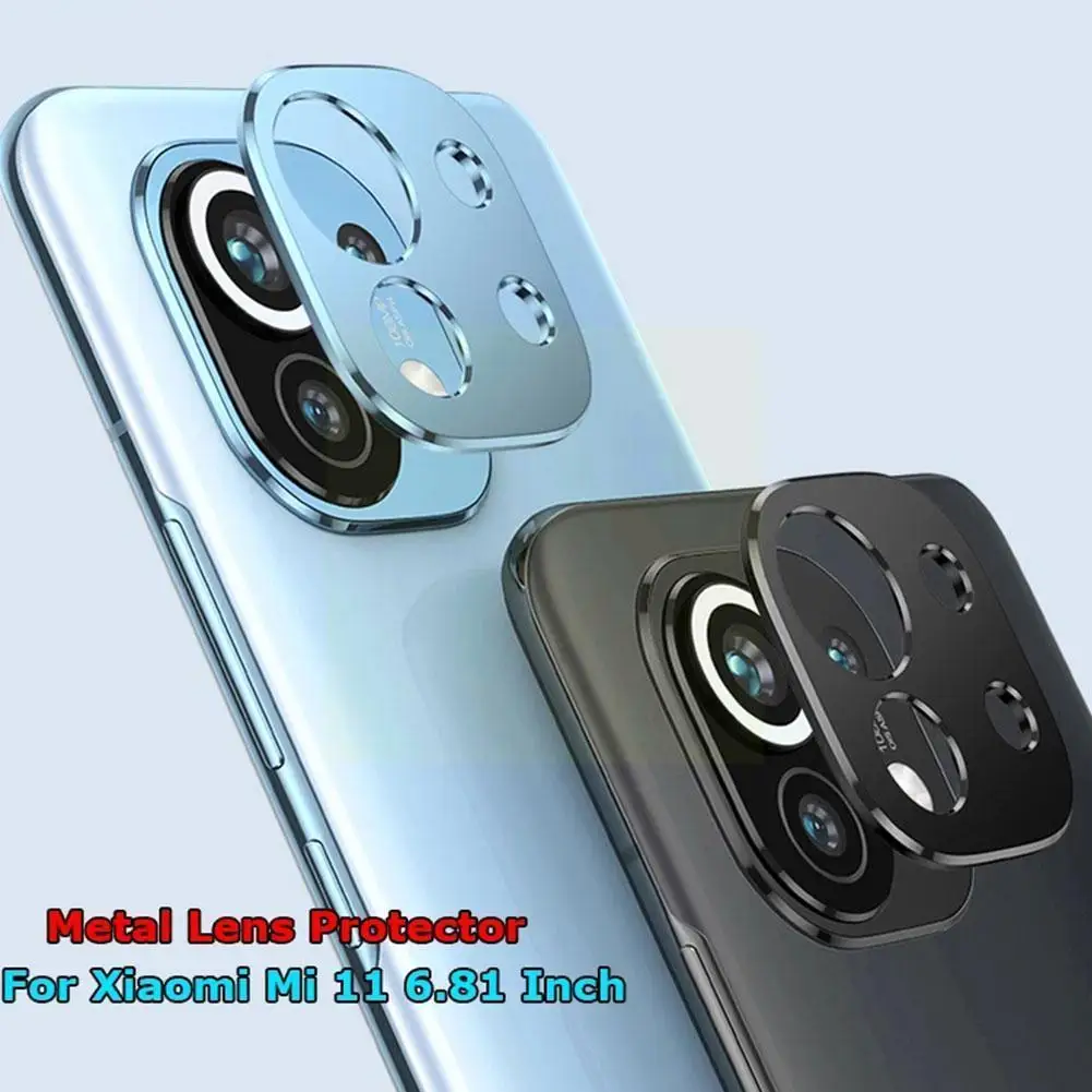 

Camera Protective Ring For Xiaomi Mi 11 Back Camera Lens Protector Ring Cover on For Xiaomi Mi 11 K5M4