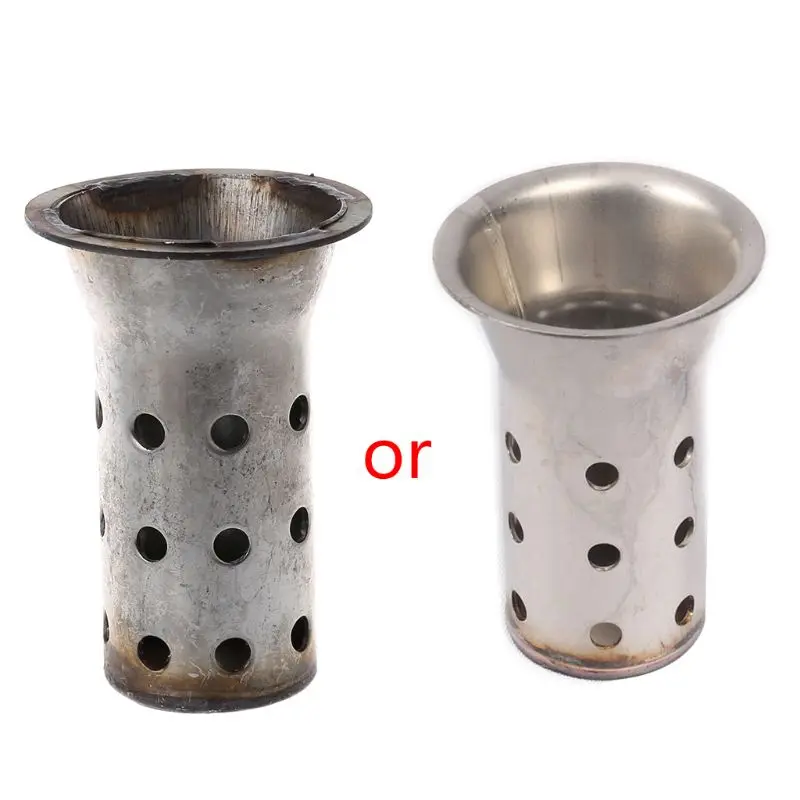 60 мм из нержавеющей стали универсальный глушитель выхлопной трубы мотоцикла дБ