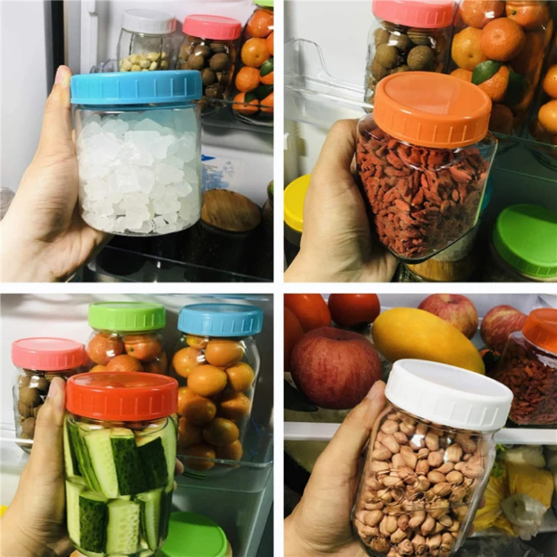 16 шт. крышки для банки Mason Jar герметичное уплотнение Силиконовое уплотнительное