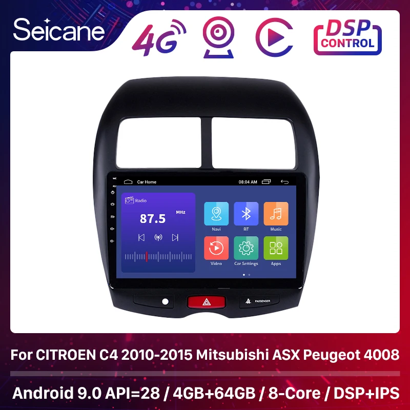 Seicane 2din Android 10 0 Wifi головное устройство радио аудио GPS мультимедийный плеер для CITROEN