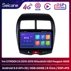 Seicane 2din Android 10,0 Wifi головное устройство радио аудио GPS мультимедийный плеер для CITROEN C4 2010-2015 Mitsubishi ASX Peugeot 4008