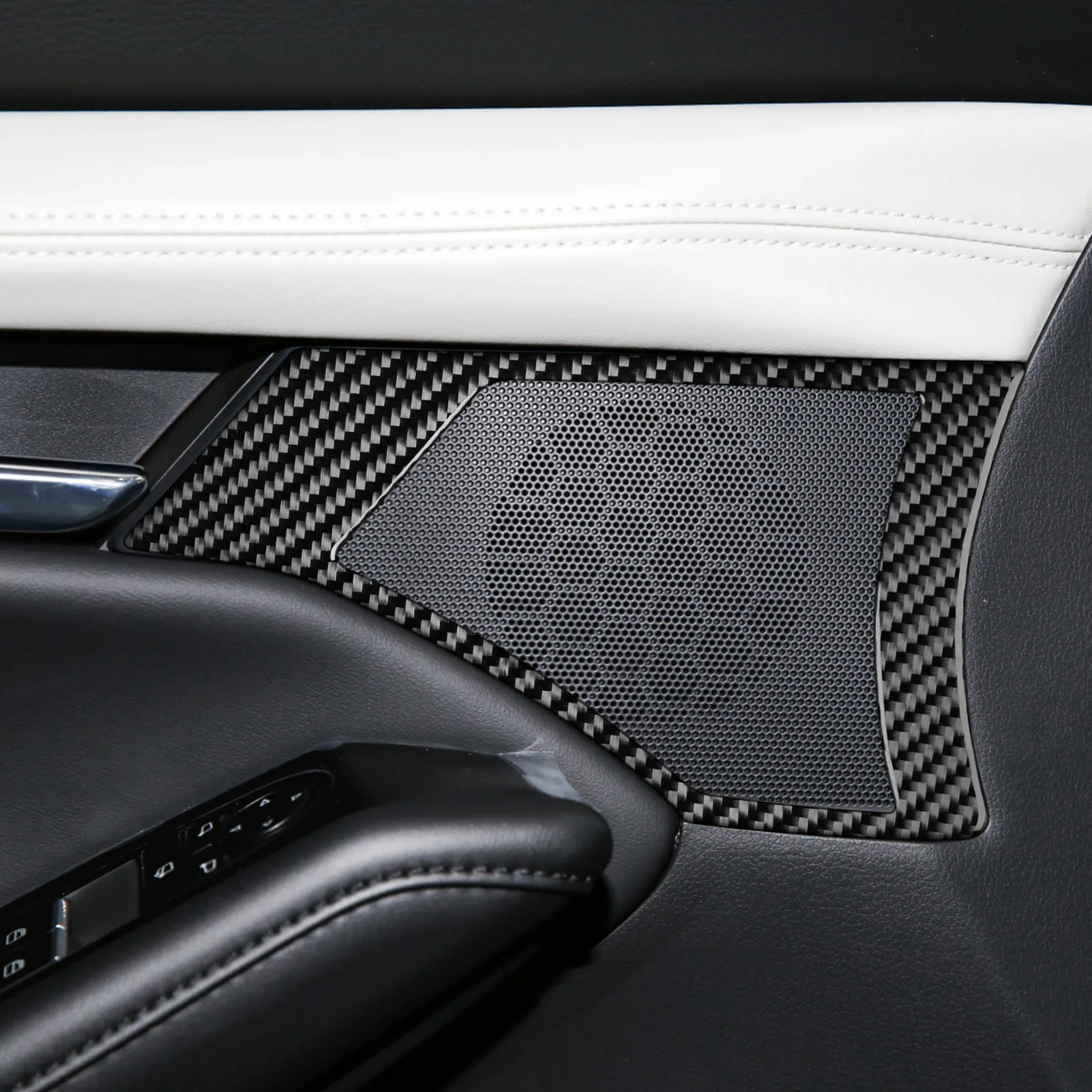 Для Mazda 3 Angkesaila 2020 декоративная наклейка на переднюю дверь динамик накладка