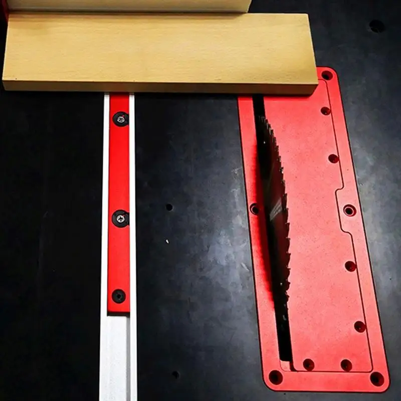 

Electric Circular Saw Flip Cover Plate Flip-Floor Table Special Cover Plate Adjustable Aluminium Insert Plate for Table Saw