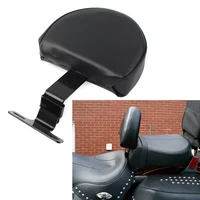 pu leather adjustable driver backrest metal stand for harley davidson heritage softail flstf 1993 2006 motorcycle accessories