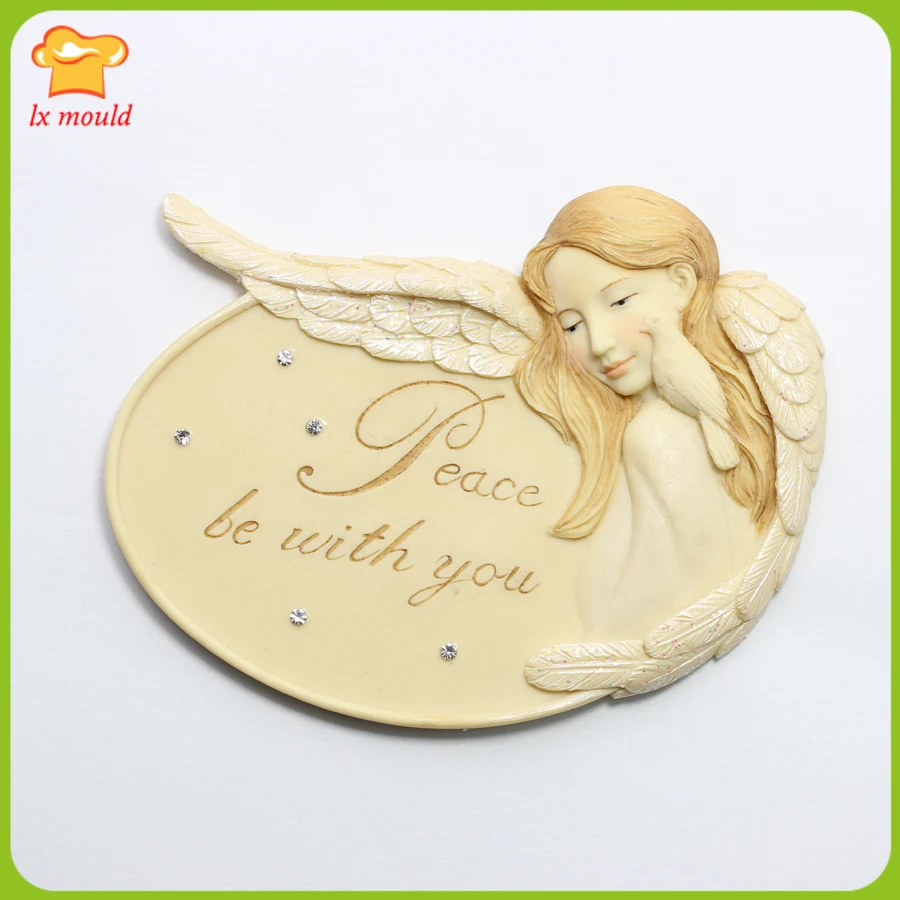 

2021 New Angel Relief Silicone Molds Relief Set Moulds Plaster Resin Clay