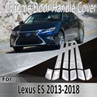 Наклейки для Lexus ES XV60 300h AVV60 350 GSV60 2013  2018 2014 2015, Декоративные Хромированные дверные ручки, Аксессуары для автомобилей