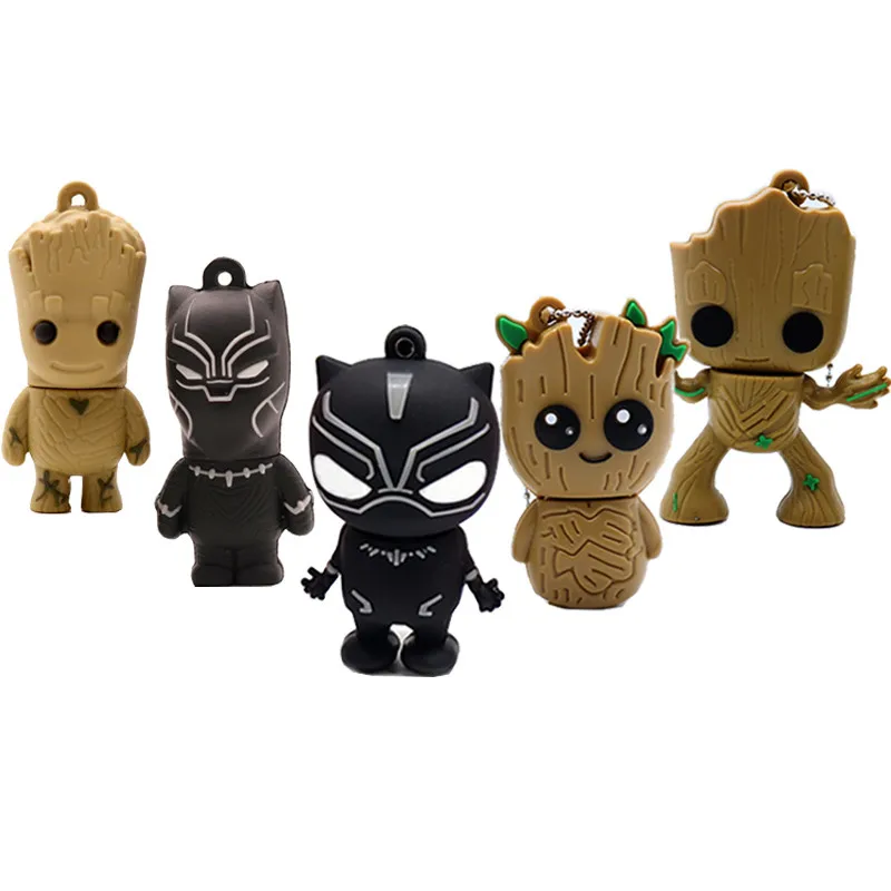 usb флешка 128 ГБ флеш карта 64 Гб памяти мультяшный супергерой флэш накопитель 4 8 16 32