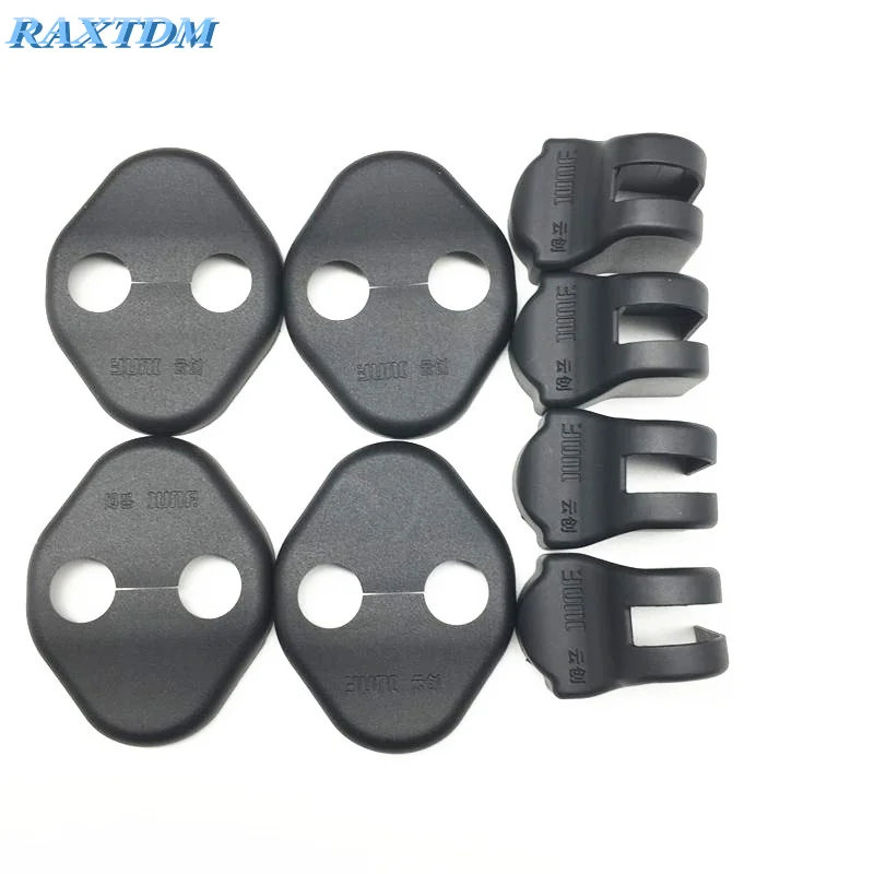 

4 шт. Защитная крышка для автомобильной двери + 4 шт. контрольный рычаг двери защитная крышка для Hyundai Solaris Verna