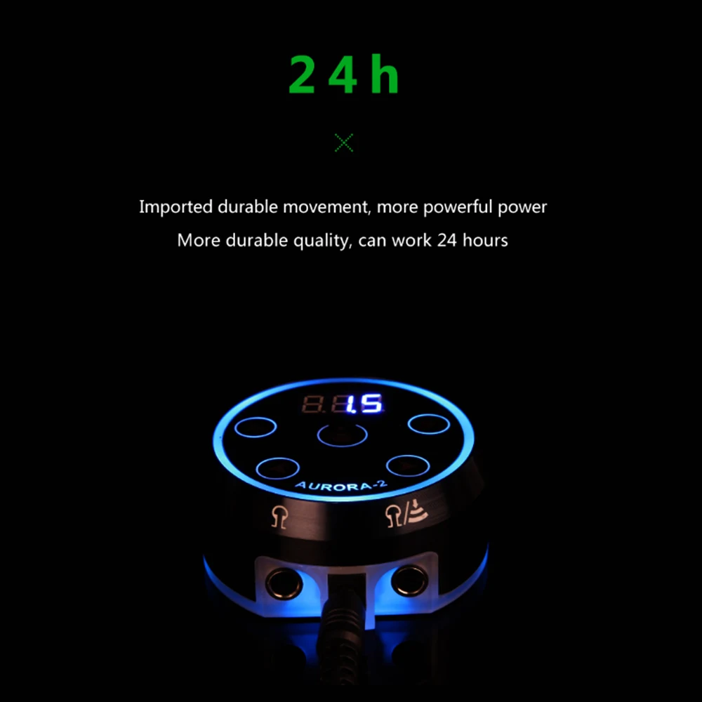 Блок питания для татуировок AURORA II LCD Digital 2 Suply AURORA2 портативный поставщик AURORAII