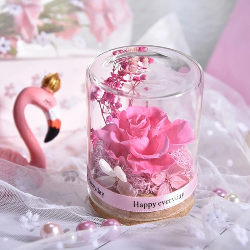

Mother Day Eternal Rose Flower The Beauty And Beast Real Rose Home Decoration Christmas Valentine's Day Gifts Timeless Rose