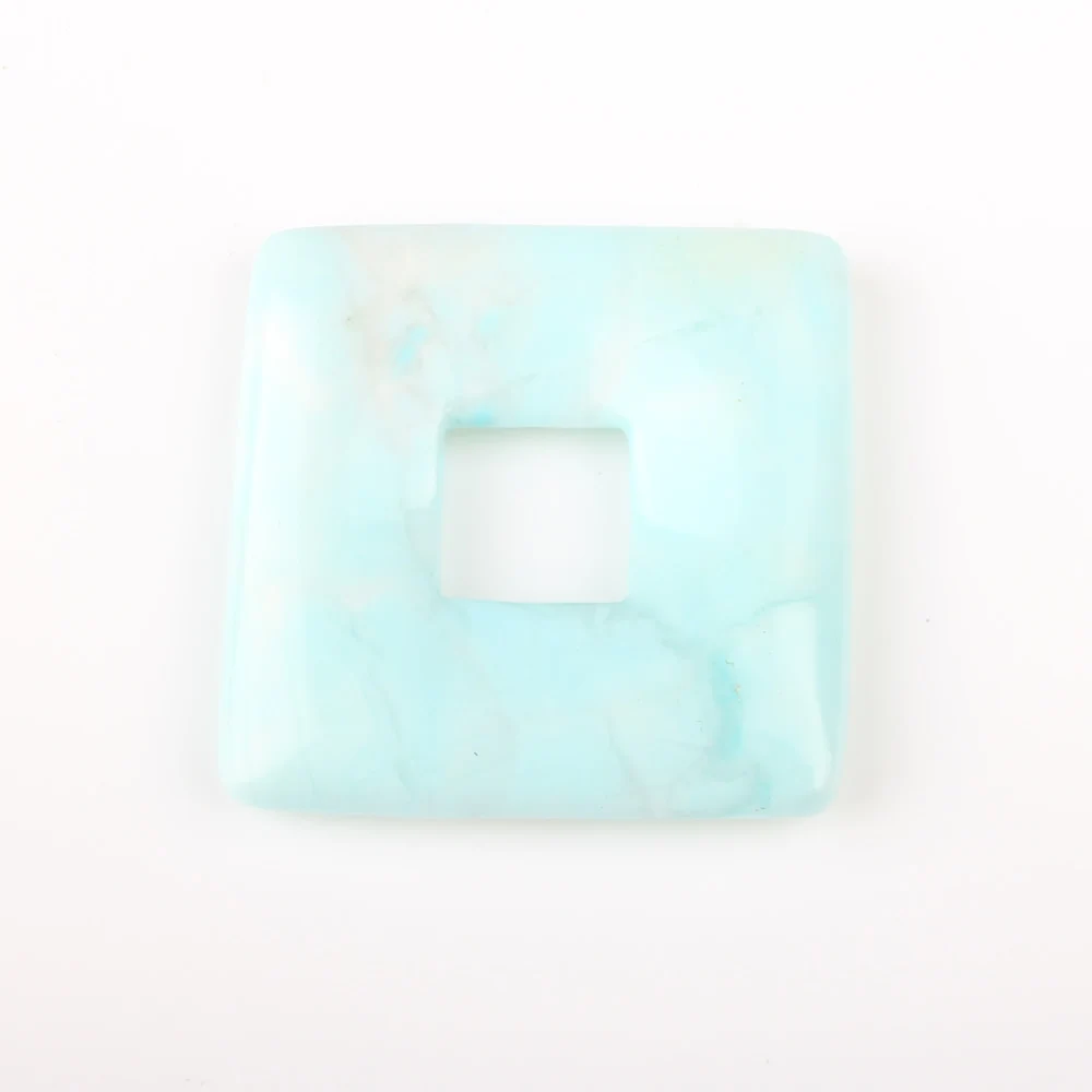 1 шт. натуральный камень 28*5 мм квадратный центровым отверстием Цвет кулон звезда