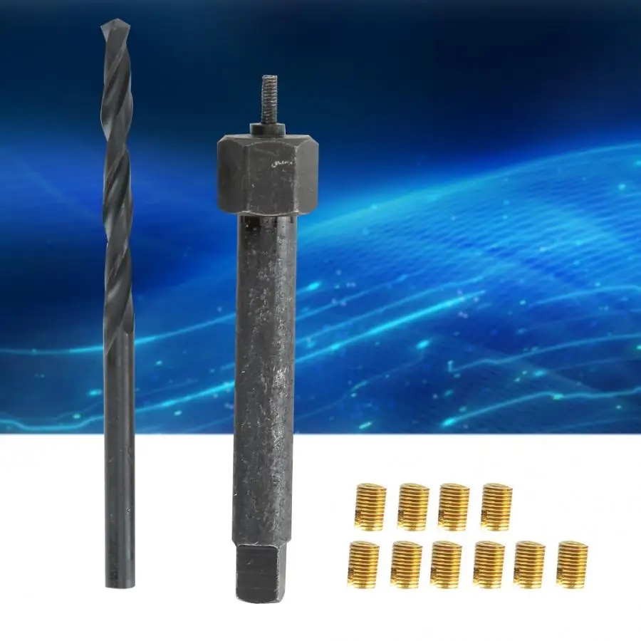 Набор самонарезающих резьбовых насадок набор из 12 M2 5x0 45|Резьбовые вставки| |