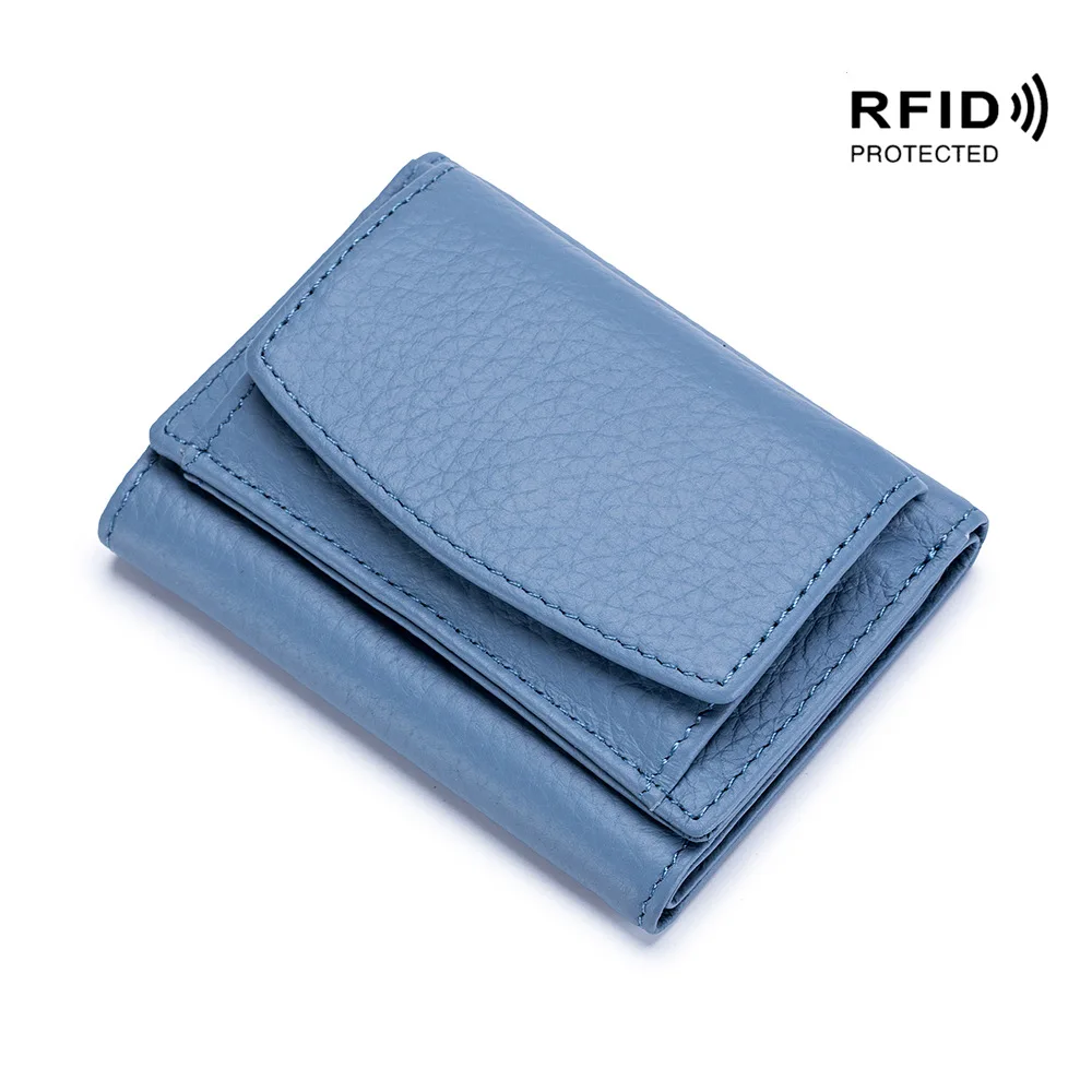Fashion leather ladies wallet Rfid coin purse wallet Mini bag Short wallet female wallet Designer wallet