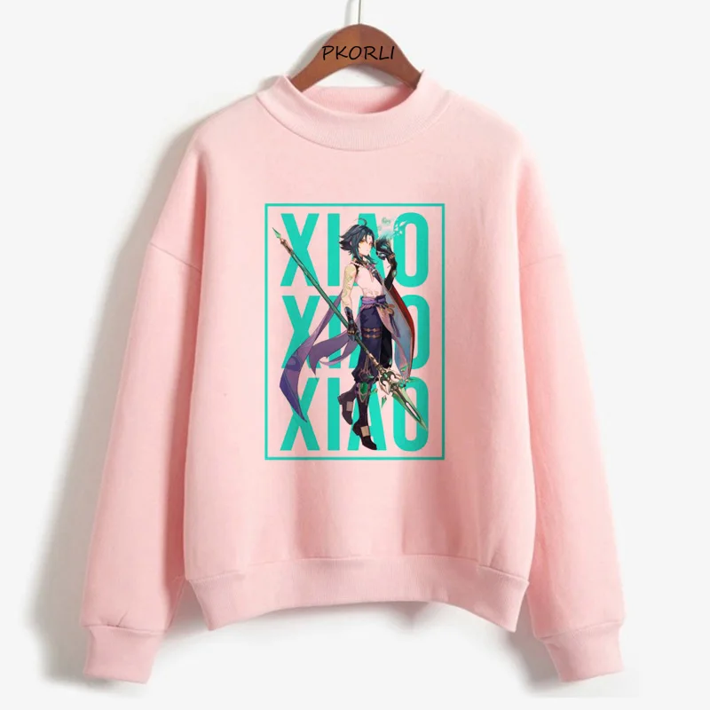 

Janpan Anime Xiao Genshin Impact Cute Hoodie Women Harajuku Manga Print Winter Clothes Woman Sweatshirts Pullover Tracksuit