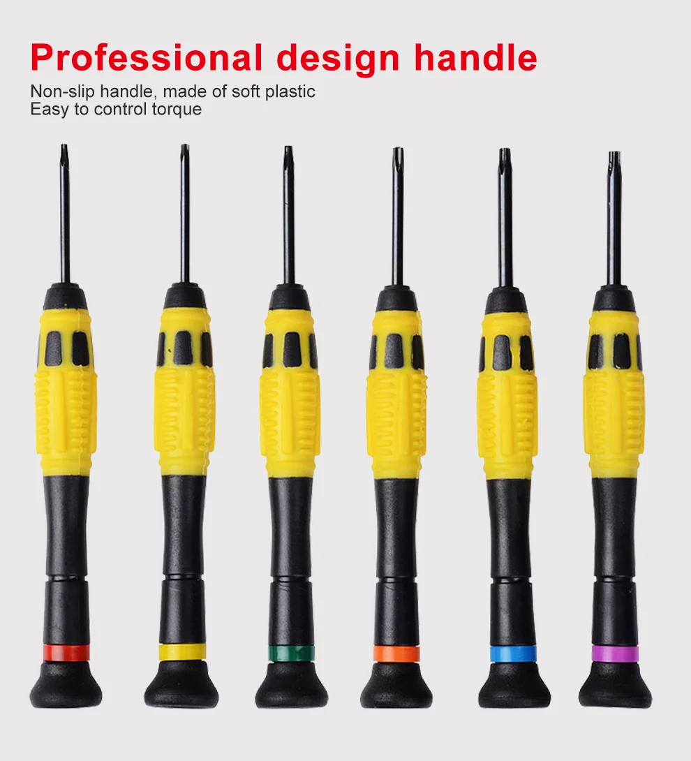 Набор отверток Torx 6 в 1 T5 T6 T8 T9 T10 магнитные отвертки для Nintendo Switch электронных часов