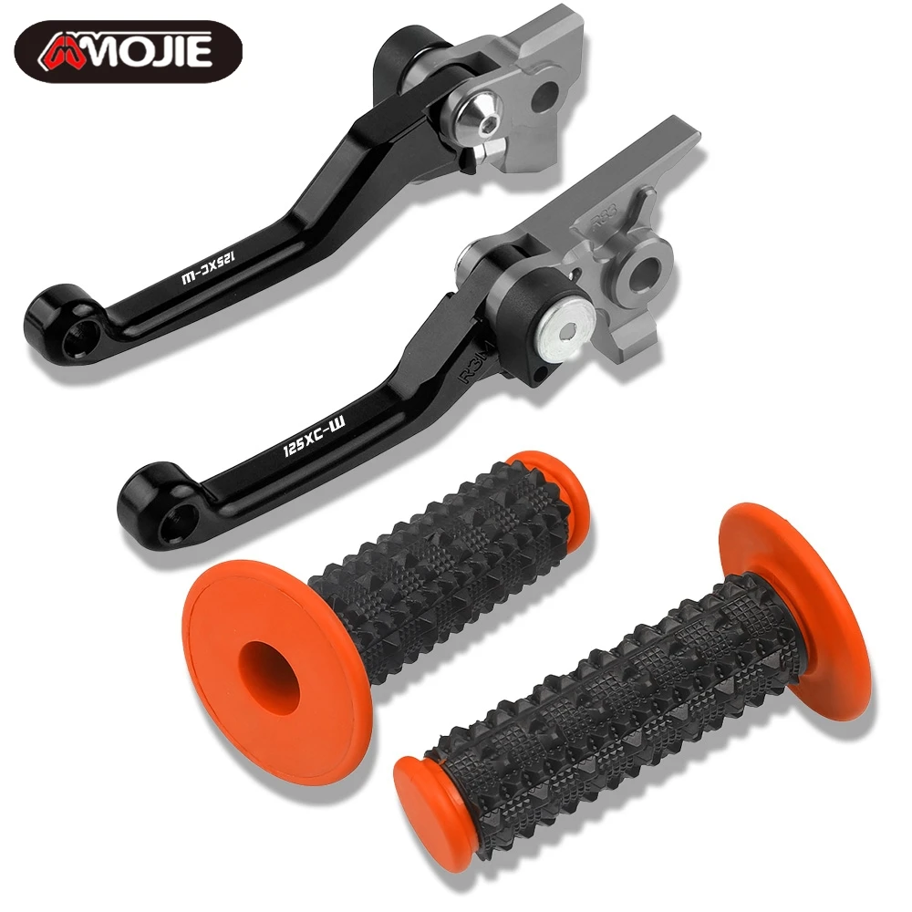 

Motorcycle Non-slip Hand Grips Handlebar and Motocross Dirt Bike Brake Clutch Levers FOR 125 XCW 2004 2005 2006 2007 2008 125XCW