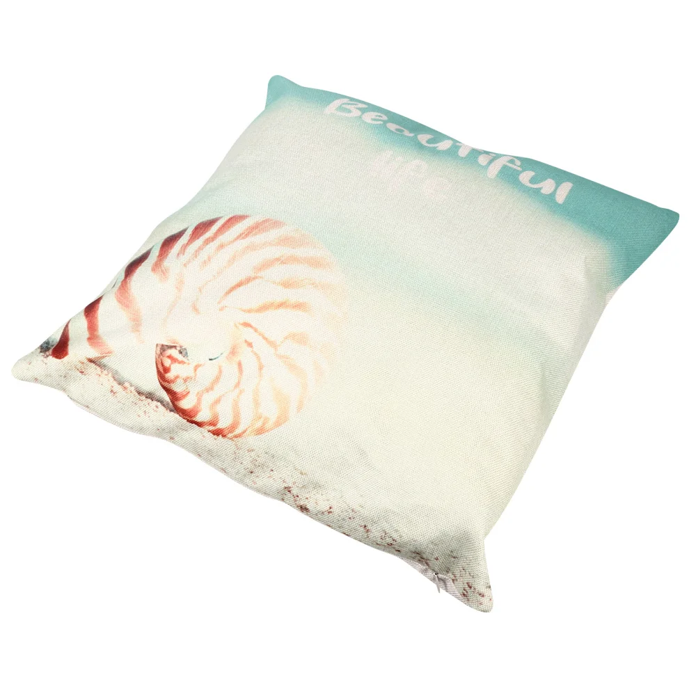 

1Pc Household Cushion Cover Adorable Cushion Cover Linen Throw Pillow Cover