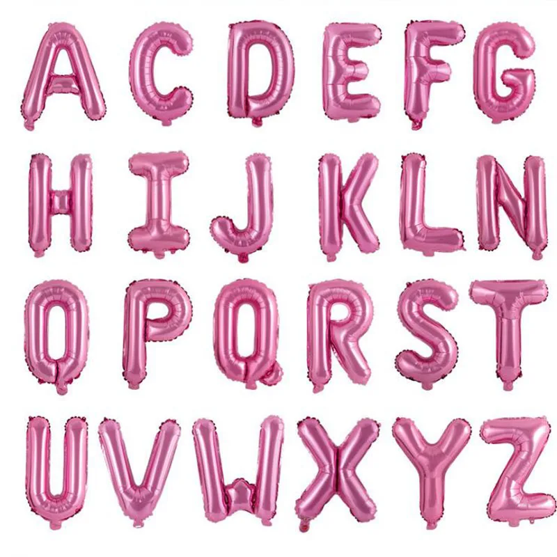 Воздушные шары на день рождения воздушные буквы альфабе фольгированные