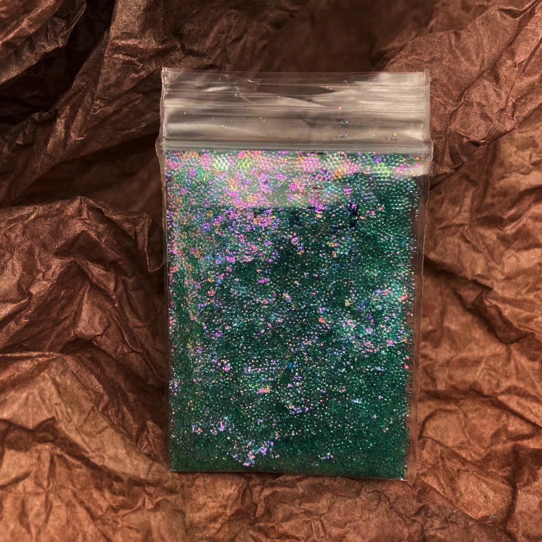 Голографические лазерные неоновые розовые фотообои шестигранной формы