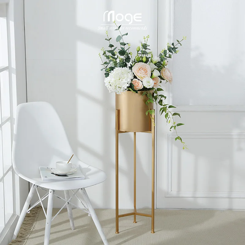 

Nordic Flower Stand Living Room Creative Potted Household Decoration Metal Flower Stand