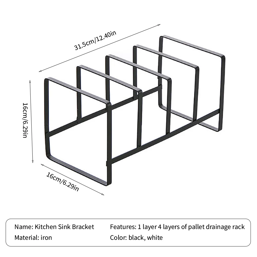 

New Simple Kitchen Dish Rack Drying Shelf Space Saver Countertop Holder Organizer Utensil Cutlery Drainer Storage Holder