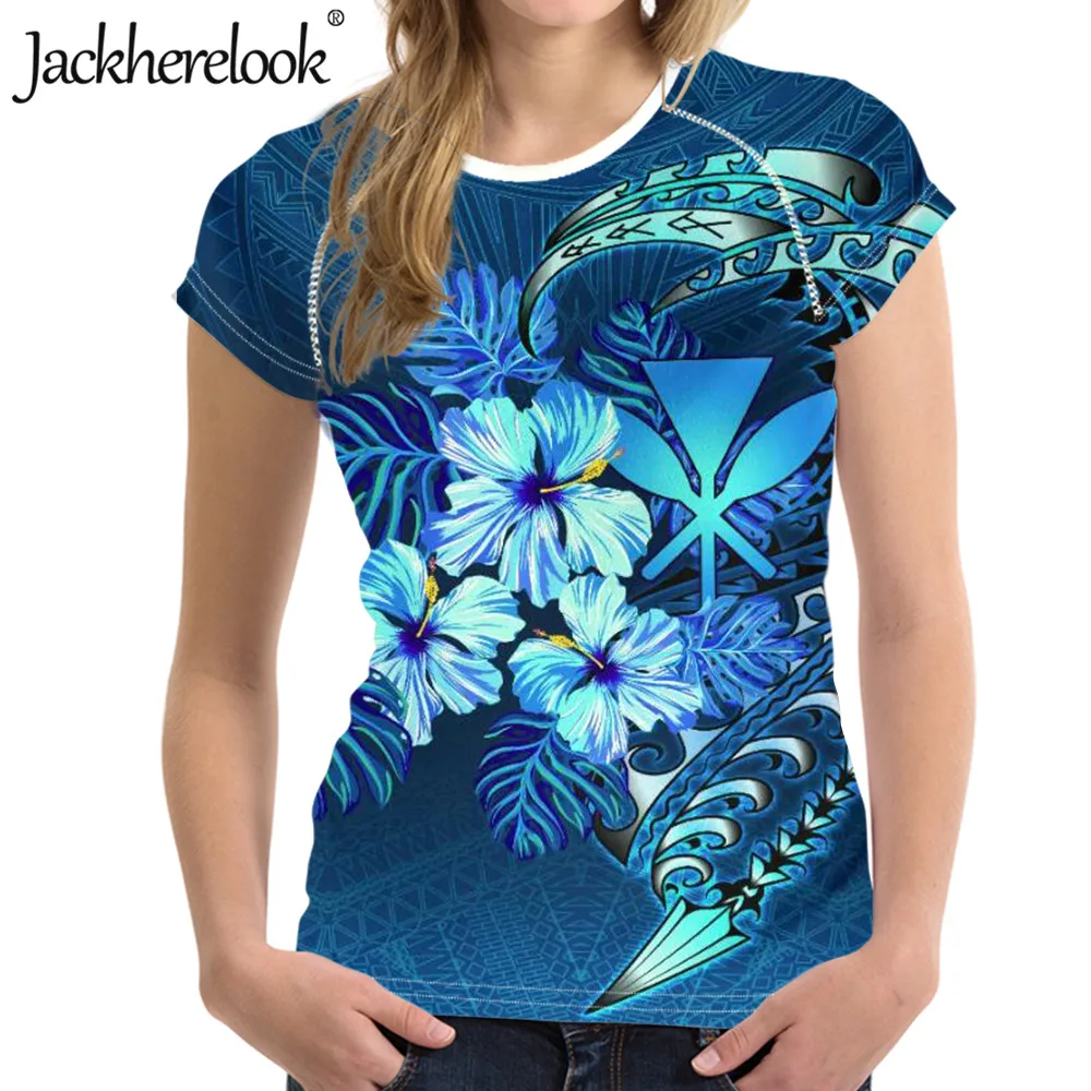 

Топ Jackherelook Harajuku, женские футболки, синий полинезийский Гавайский король камехамеха КоА, принт копья, повседневные футболки с круглым вырезо...
