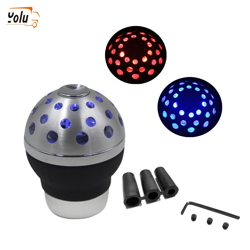 YOLU Универсальный Автомобильный Алюминиевый синий светодиодный светильник MT