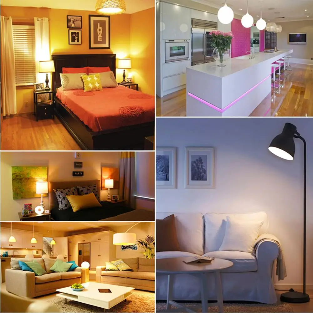 

15W B22 E27 WiFi Smart Light Bulb App Operate Alexa Google Assistant Control Smart Dimmable LED Lamp Night Light Led Smart Bulb