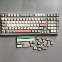 126 key caps retro 9009 cherry profile pbt keycaps white for mx switch mechanical keyboard ansi 61 64 84 108 layout ikbc filco