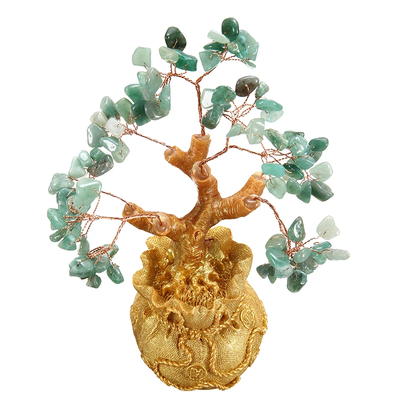 1 шт для денег богатства дерево детей с украшением в виде кристаллов Стиль