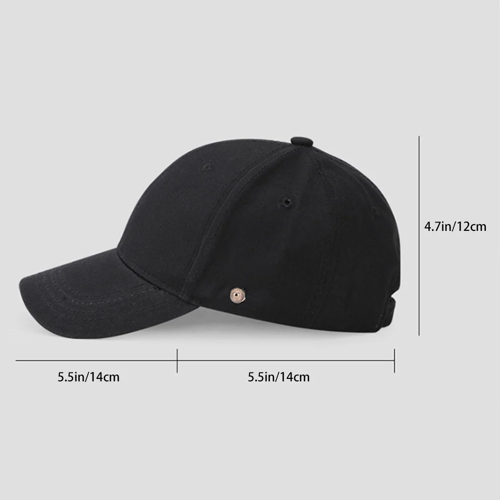 

Full Face Baseball Cap Hat Detachable Transparent Men Women Visor Unisex Cap