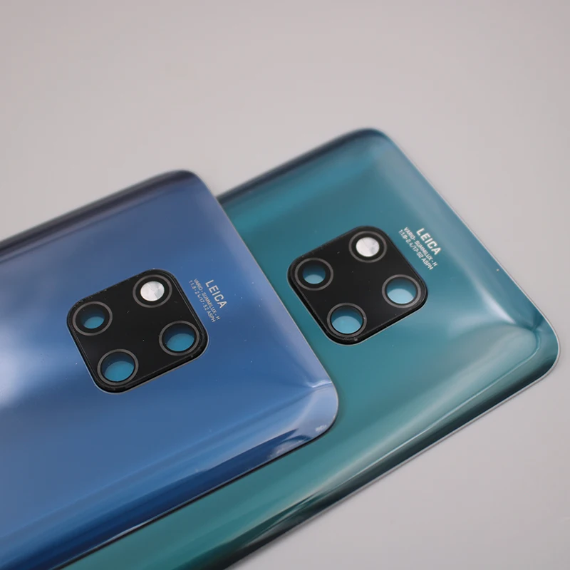 Оригинальный задний корпус Huawei Mate 20 Pro 3D стеклянная крышка аккумулятора запасная