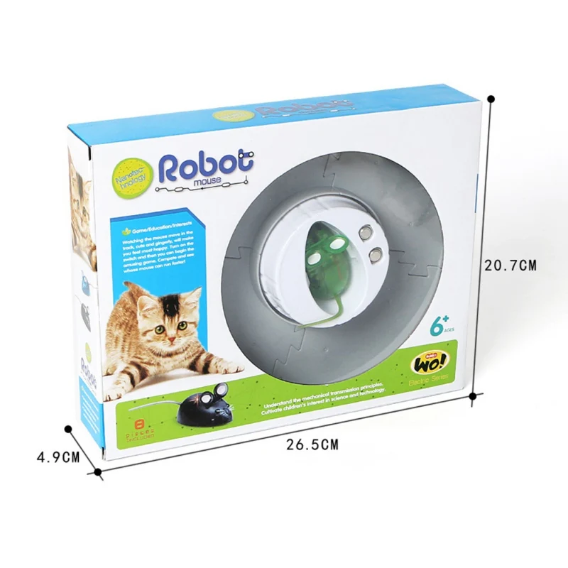 

Pet Mechanical Mouse Toys Creative Funny Mouse Pattern Toy Pet Tricky Interactive Toys for Cat Dog Pet Puppy Dog Products