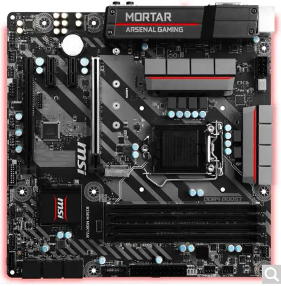 Материнская плата MSI B250M материнская LGA 1151 DDR4 USB2.0 USB3.1 SATA3 DVI HDMI 64 Гб B250 настольная