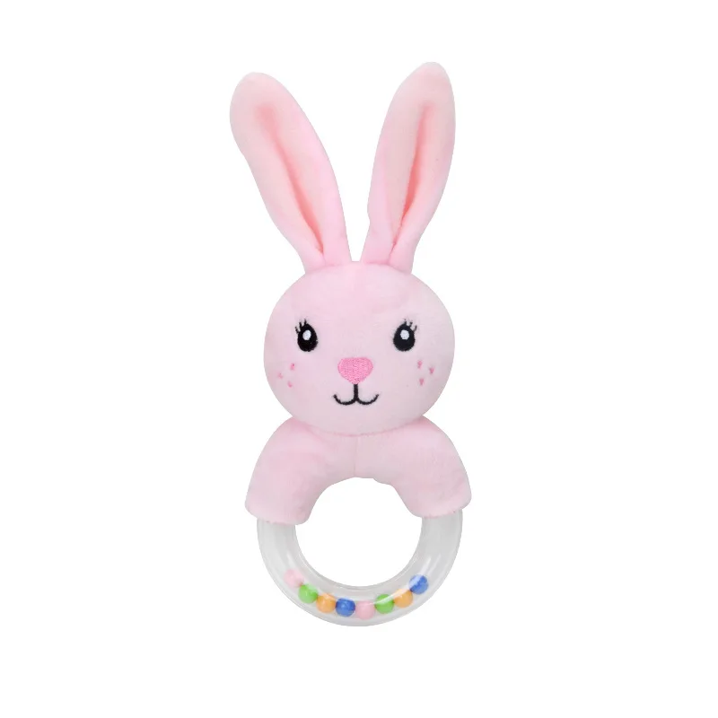 0-12 months Baby Cute Rattle Toys Sheep Plush Baby Cartoon Bed Toys baby Educational rattle Toy Hand Bells