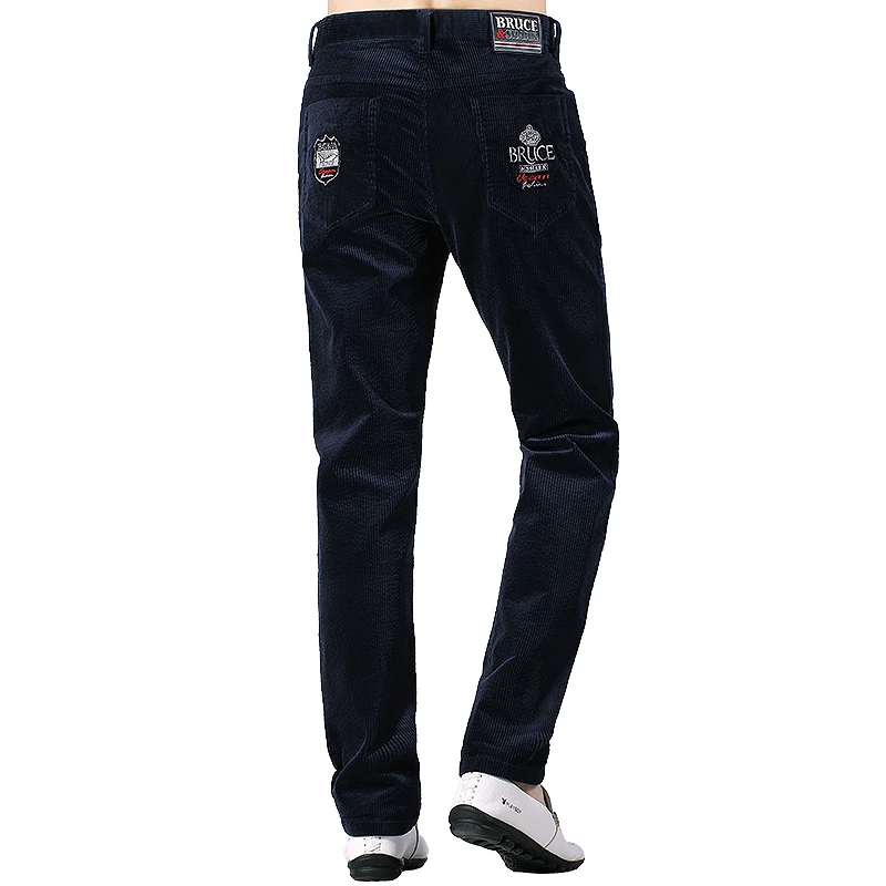 Брюки мужские вельветовые прямые удобные трендовые Стрейчевые штаны для