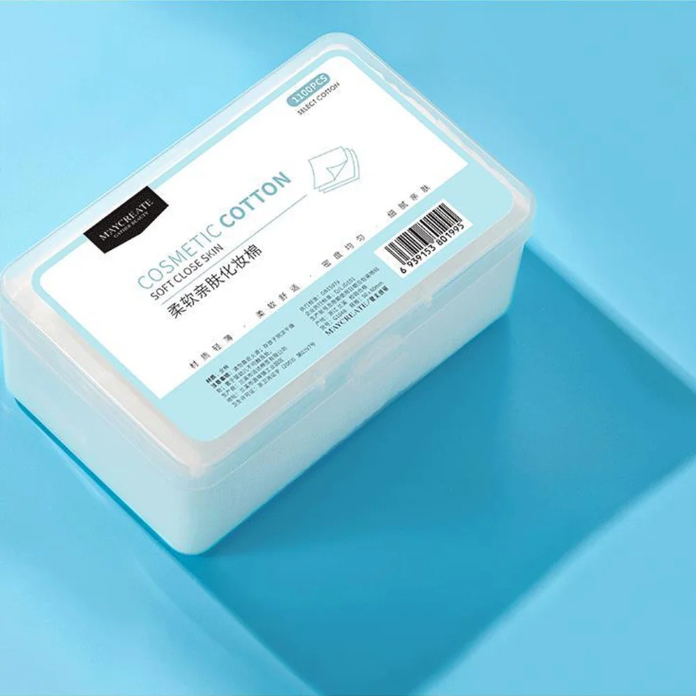 

1box Cotton Pad Remover Cotton Pad Soft And Does Not Drop Debris Cotton Pads Nail Wipes Make Up Accessories
