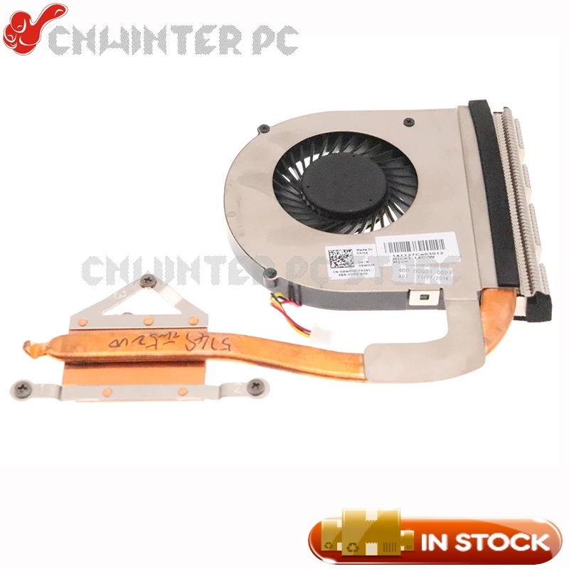 

Оригинальный радиатор NOKOTION CN-09W0J6 09W0J6 для ноутбука, кулер для процессора DELL 3541 3542 3543