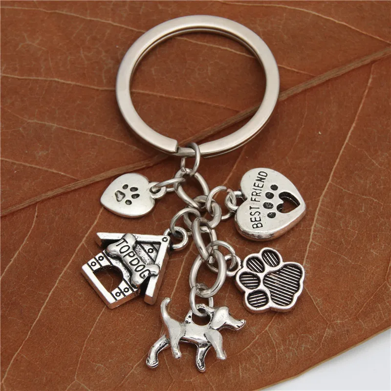 1 шт. брелок для ключей в виде собаки | Украшения и аксессуары