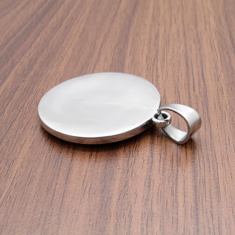 Бесплатная доставка подвеска в стиле панк из нержавеющей стали 316L серебристого